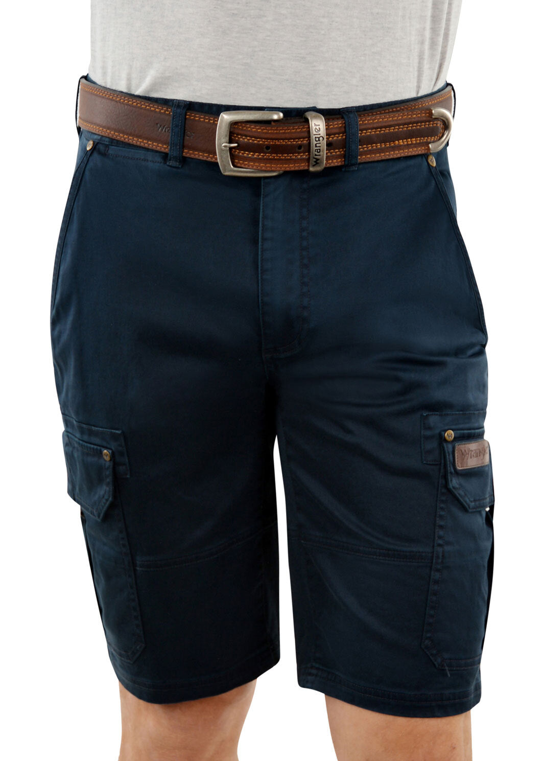 wrangler blue combat shorts